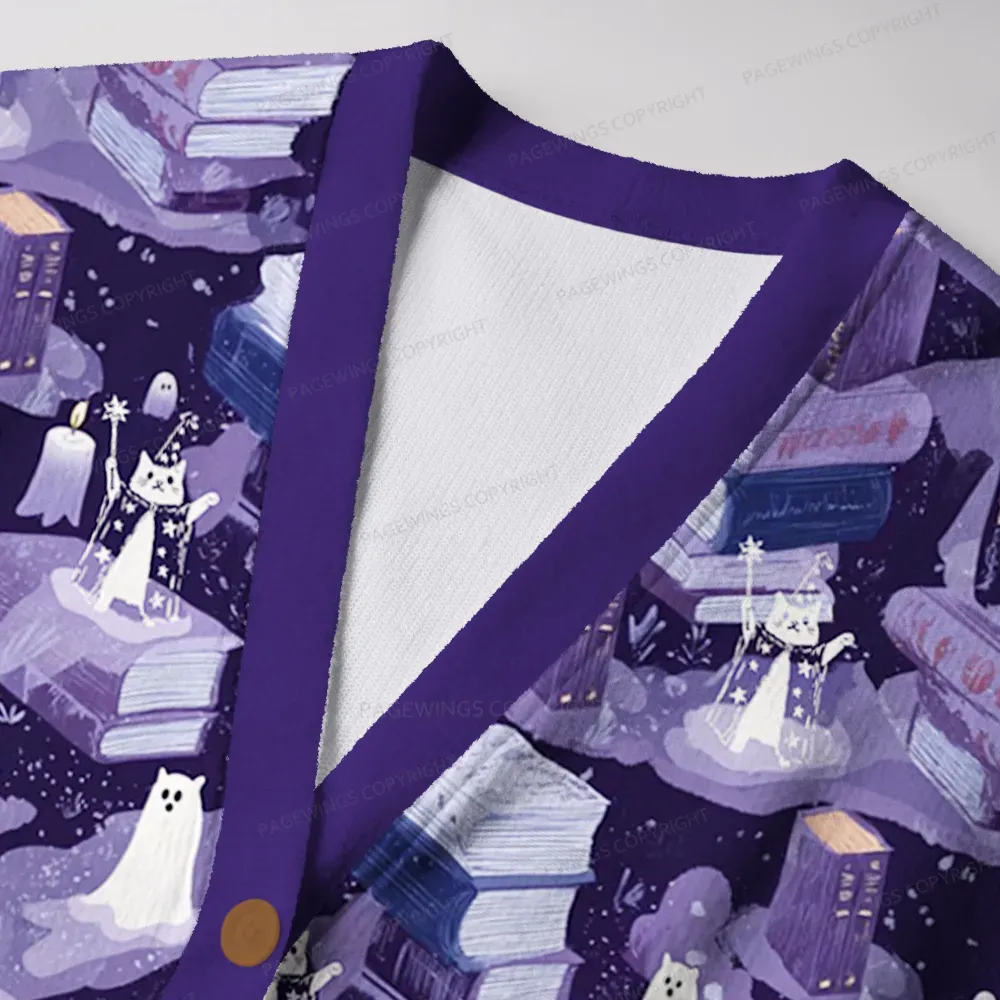 Pagewings Fantasy Reading  Unisex Ugly Cardigan Sweaters