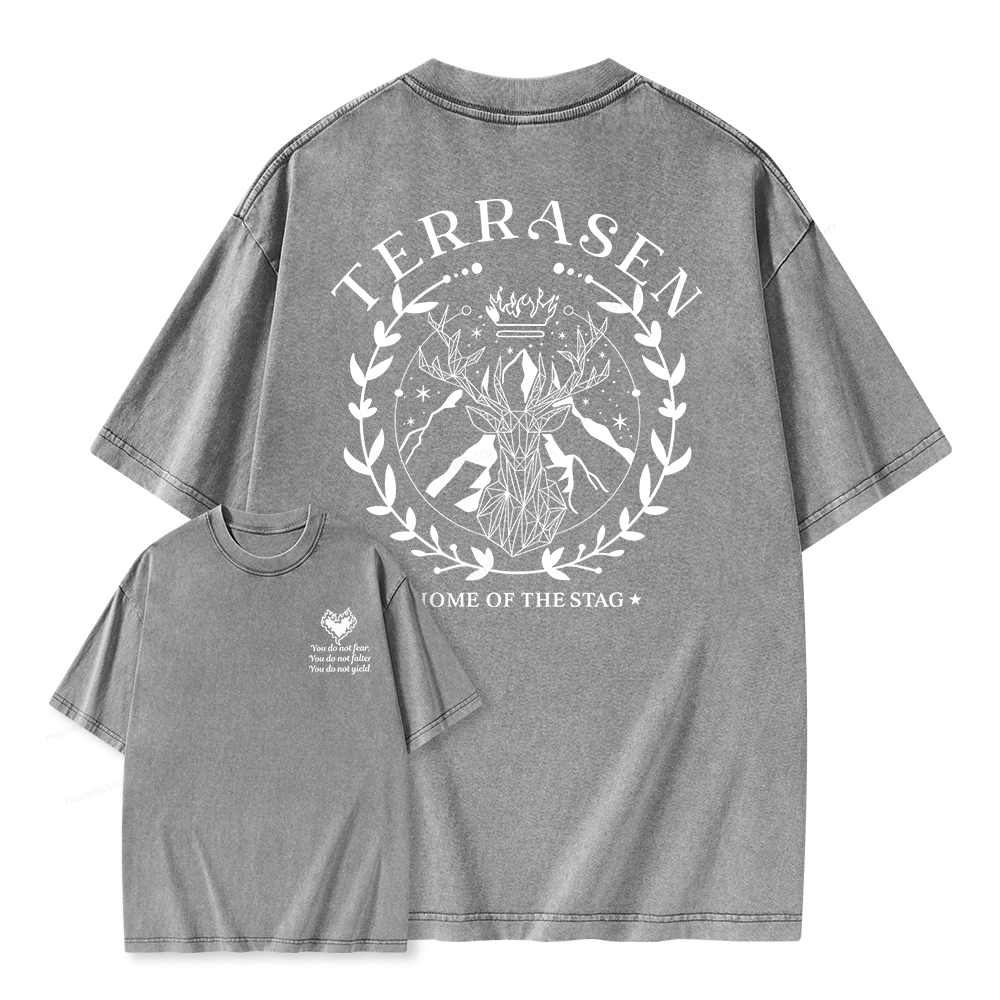 Pagewings Terrasen Unisex Washed T-shirt