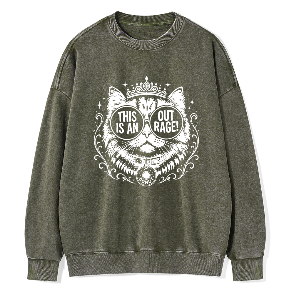 Pagewings Sci-Fi Bookish Unisex Washed Sweatshirt