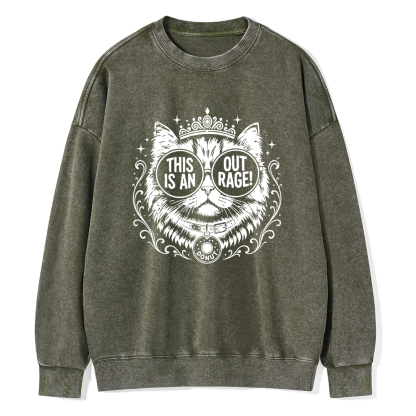 Pagewings Sci-Fi Bookish Unisex Washed Sweatshirt