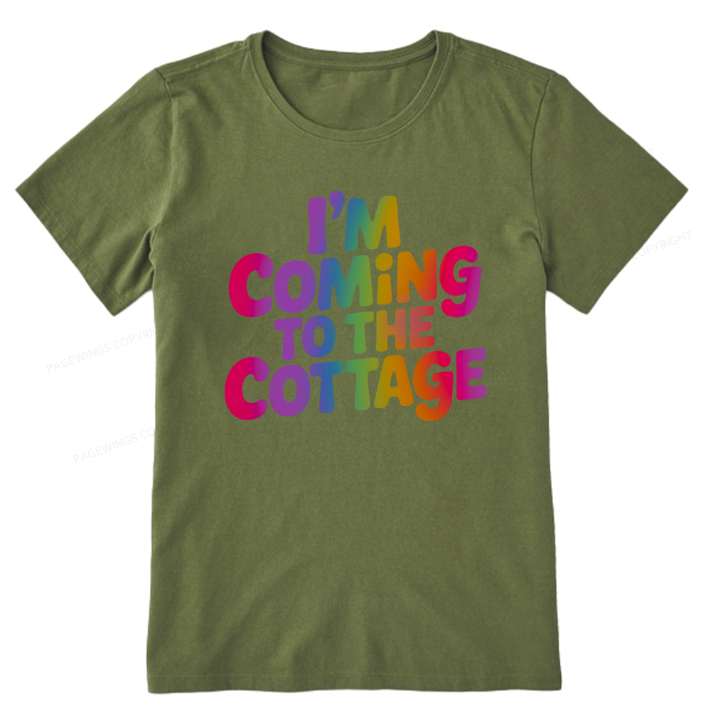 Pagewings I'm Coming To The Cottage Unisex Classic T-shirt