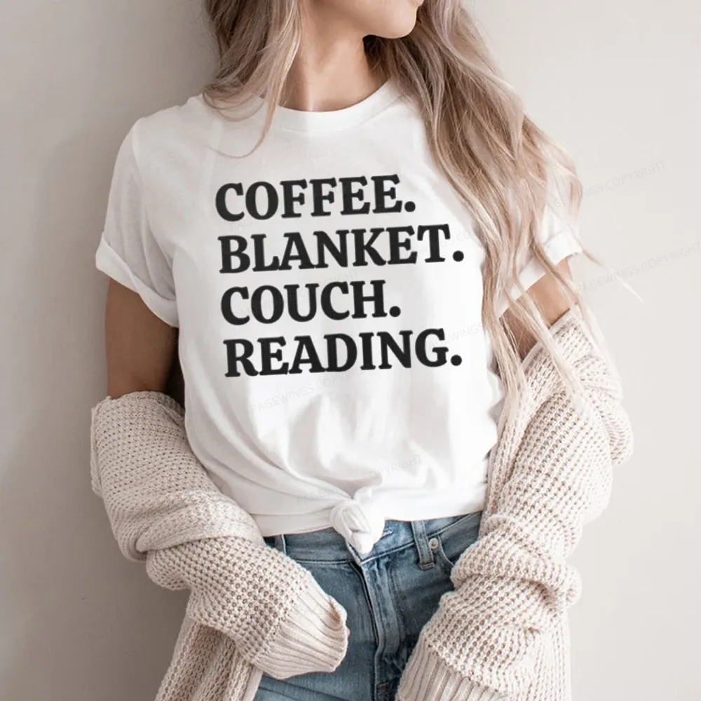 Pagewings Coffee Blanket Couch Reading Unisex Classic T-shirt
