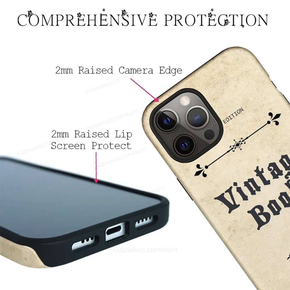 Pagewings Vintage Book Phone Case