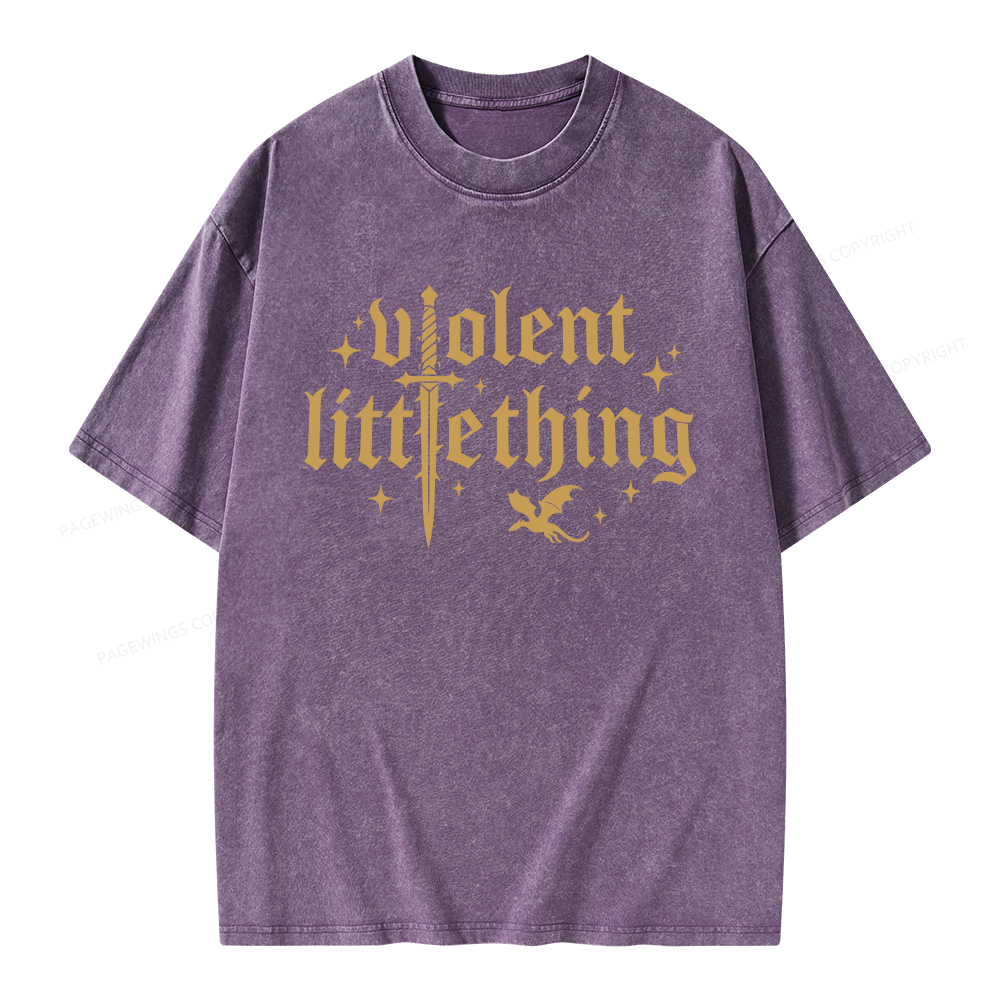 Pagewings Fantasy Reader Unisex Washed T-shirt
