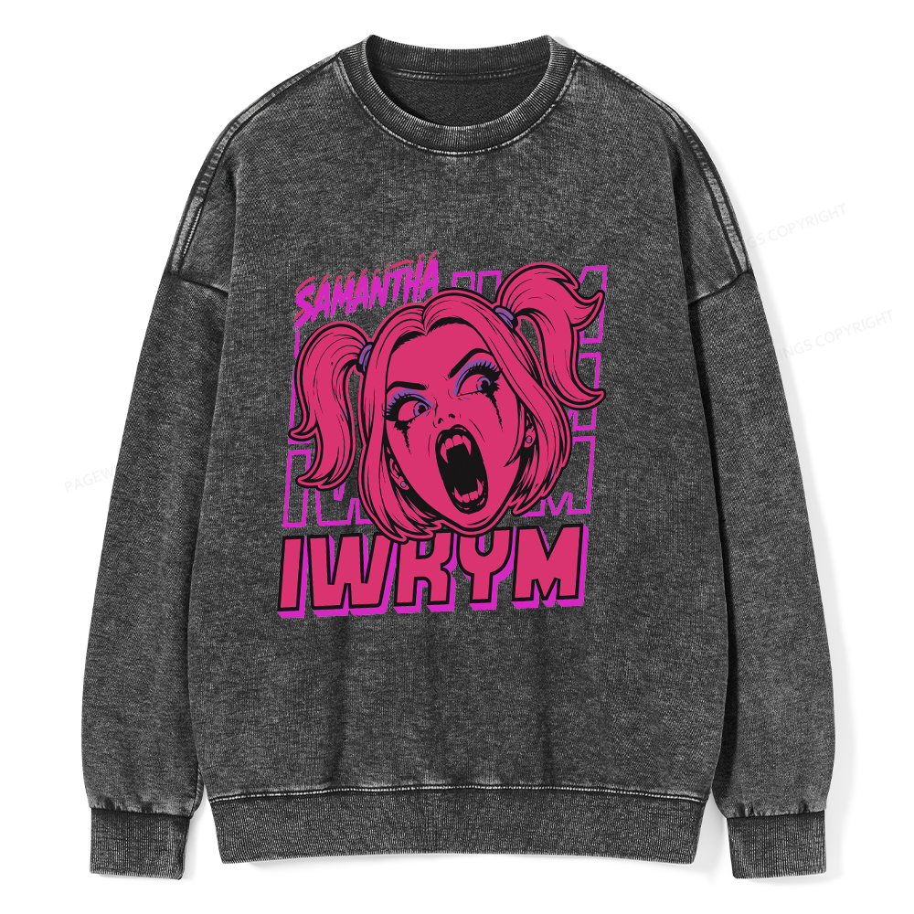 Pagewings Sci Fi Bookish Unisex Washed Sweatshirt