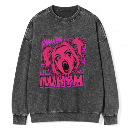Pagewings Sci Fi Bookish Unisex Washed Sweatshirt
