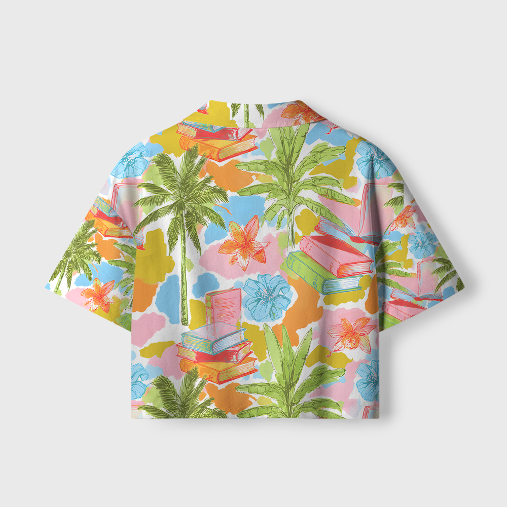 Pagewings Summer Reading Women's Camp Shirt