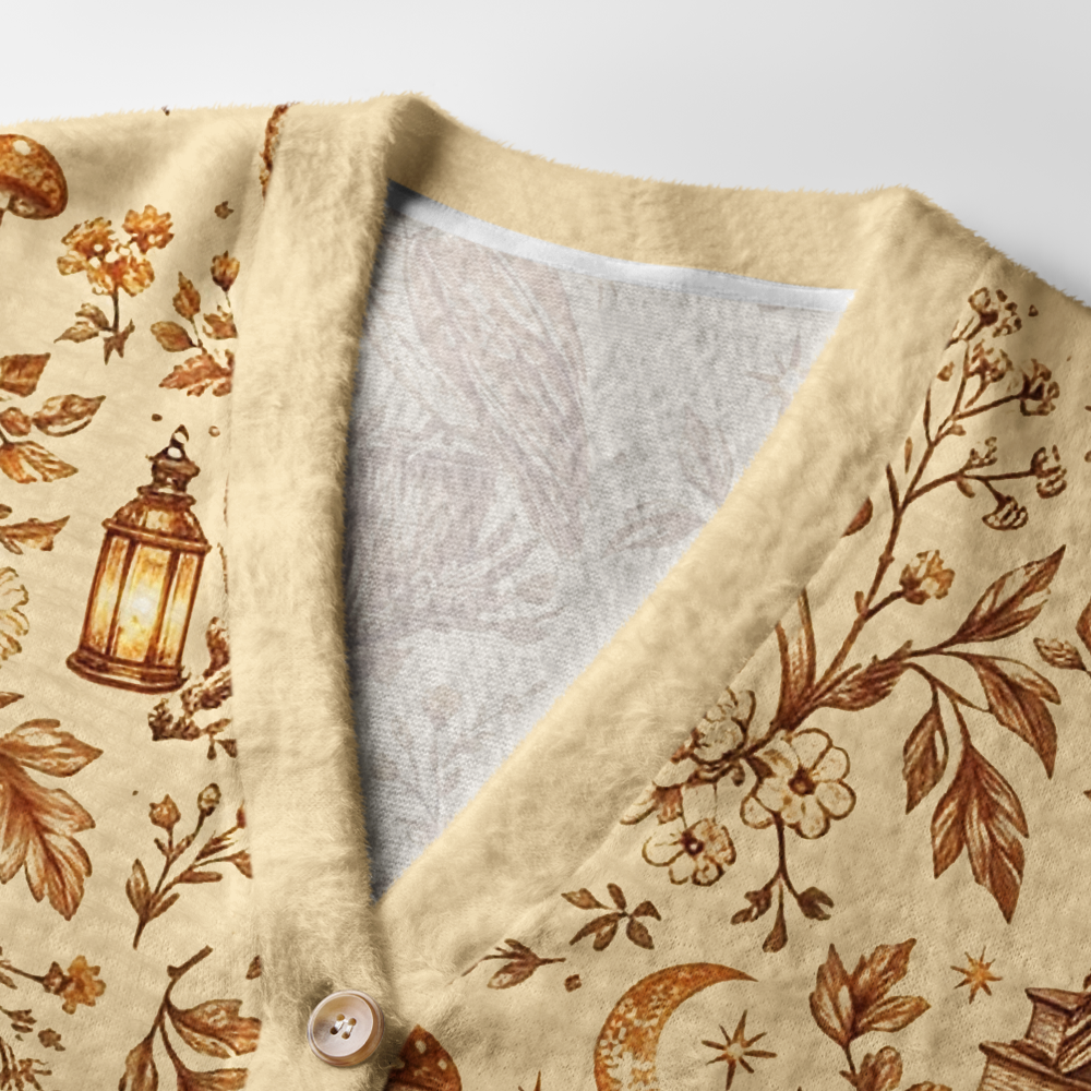 Pagewings Bookish Vibe Light Knit Unisex Cardigan Sweaters