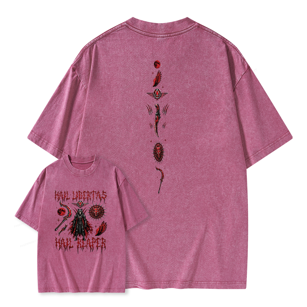 Pagewings Sci Fi Bookish Unisex Washed T-shirt
