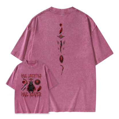 Pagewings Sci Fi Bookish Unisex Washed T-shirt