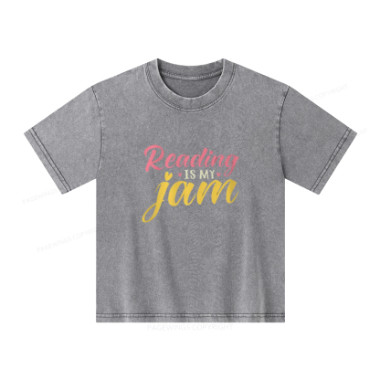 [Copy]Pagewings cool kids read books Unisex Kids Washed T-shirt