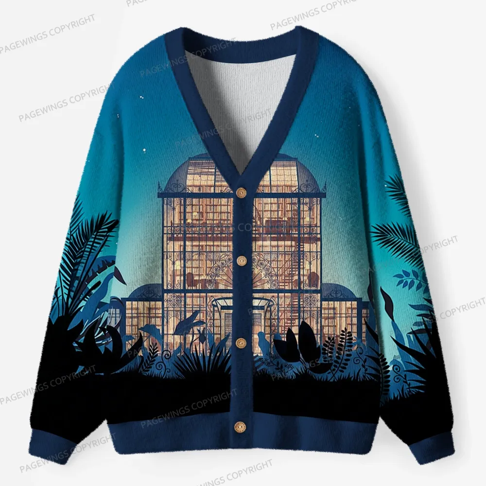 Pagewings Literature Unisex Ugly Cardigan Sweaters