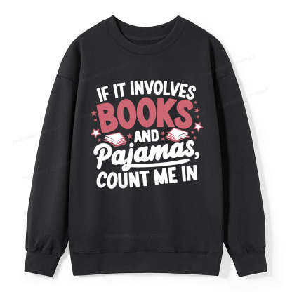 Pagewing Lover Funny Book Reading Unisex Classic Sweatshirt