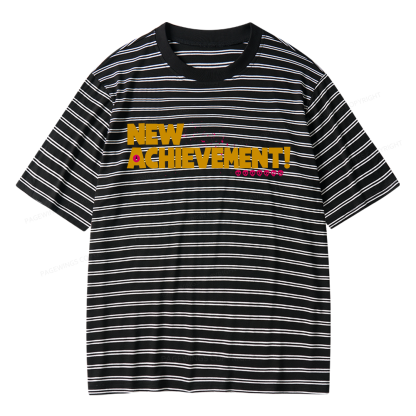 Pagewings New Achievement Unisex Striped T-Shirt
