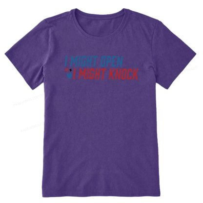 Pagewings I Might Knock Unisex Classic T-shirt