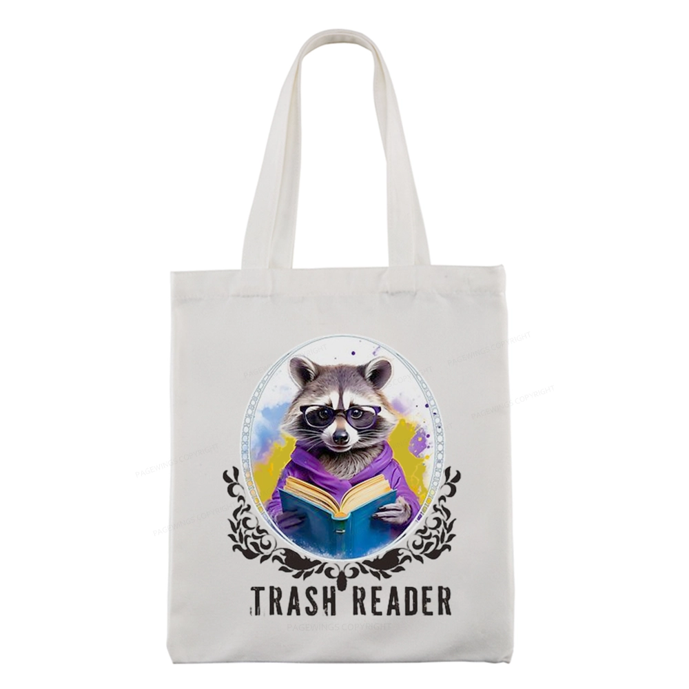 Pagewings Trash Reader Tote Bag