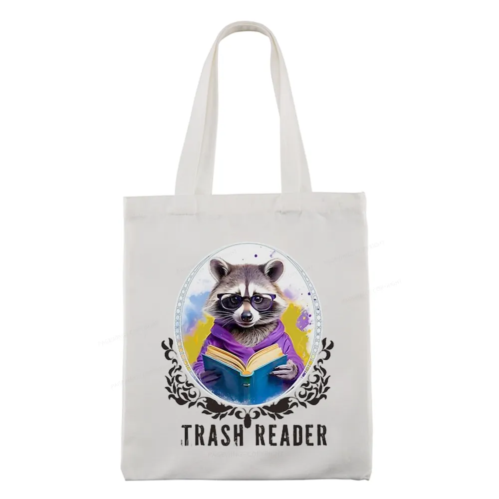 Pagewings Trash Reader Tote Bag