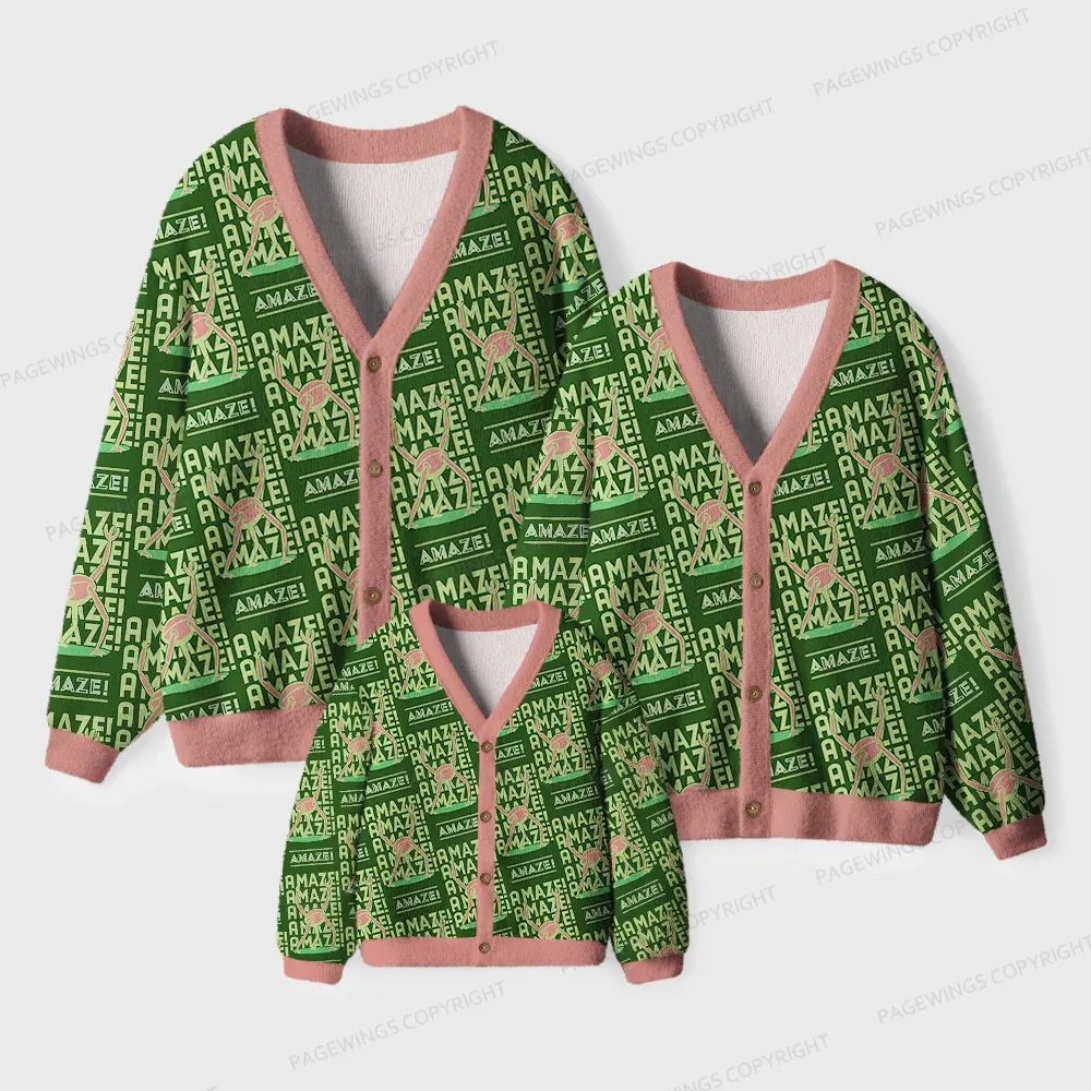 Pagewings Amazing Unisex Ugly Cardigan Sweaters