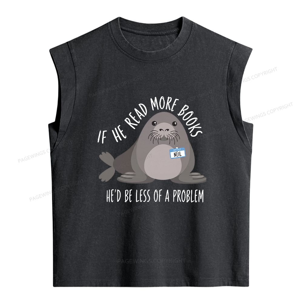 Pagewing Be the Whole Problem Women's Washed Tank Top