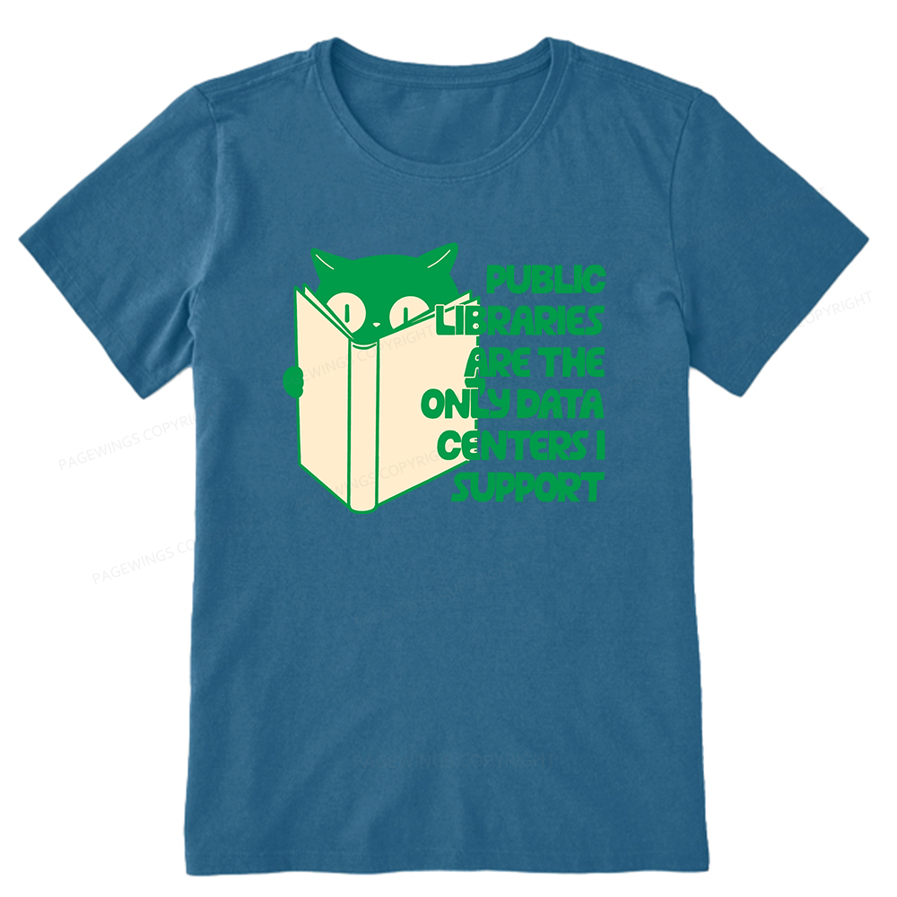 Pagewings Public Libraries are the Only Data Centers Unisex Classic T-shirt