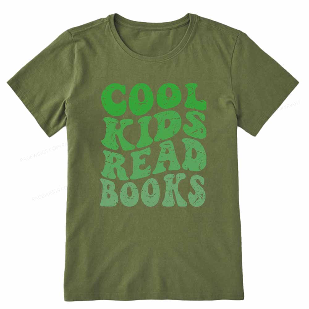 Pagewings Cool Kids Read Books Unisex Classic T-shirt