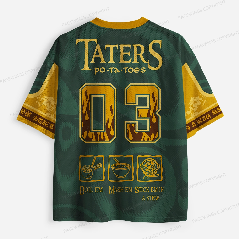 Pagewings Taters Unisex Mesh Jersey