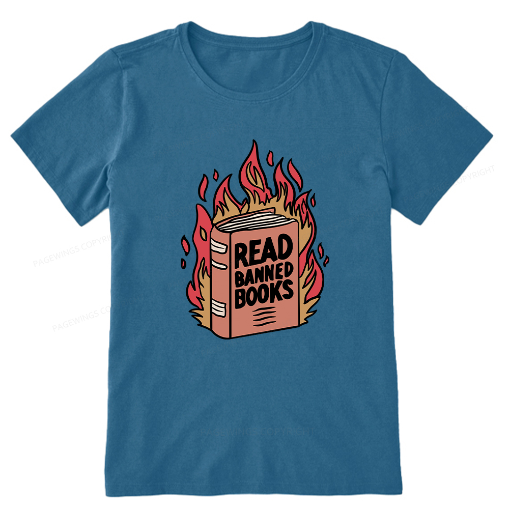 Pagewings Read Banned Books Shirt Unisex Classic T-shirt