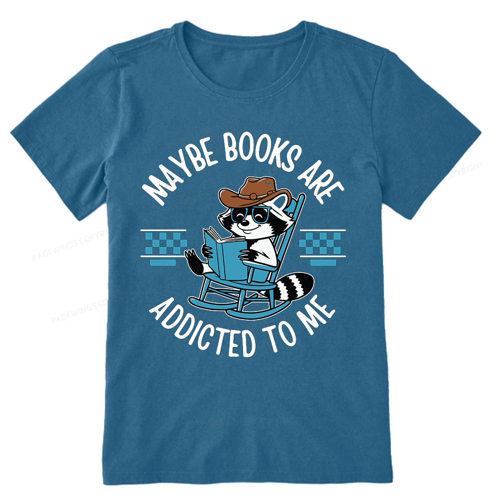Pagewing Books Are Addicted To Me Unisex Classic T-shirt