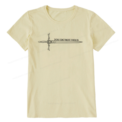 Pagewings You Do Not Yield Unisex Classic T-shirt