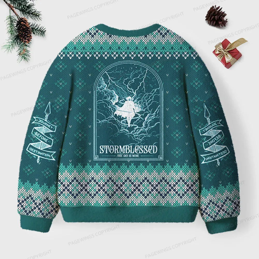 Pagewings Stormblessed Unisex Ugly Knit Sweatshirt
