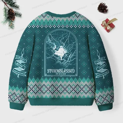 Pagewings Stormblessed Unisex Ugly Knit Sweatshirt