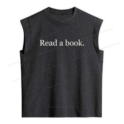 Pagewing Read a Book Women's Washed Tank Top