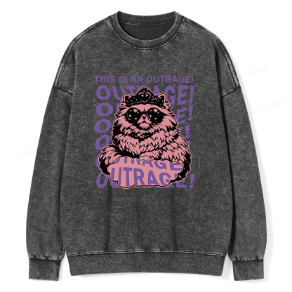 Pagewings Sci-Fi Novel Lover Unisex Washed Sweatshirt