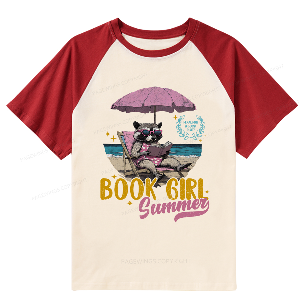 Pagewings Princess Donut Raglan T-shirt