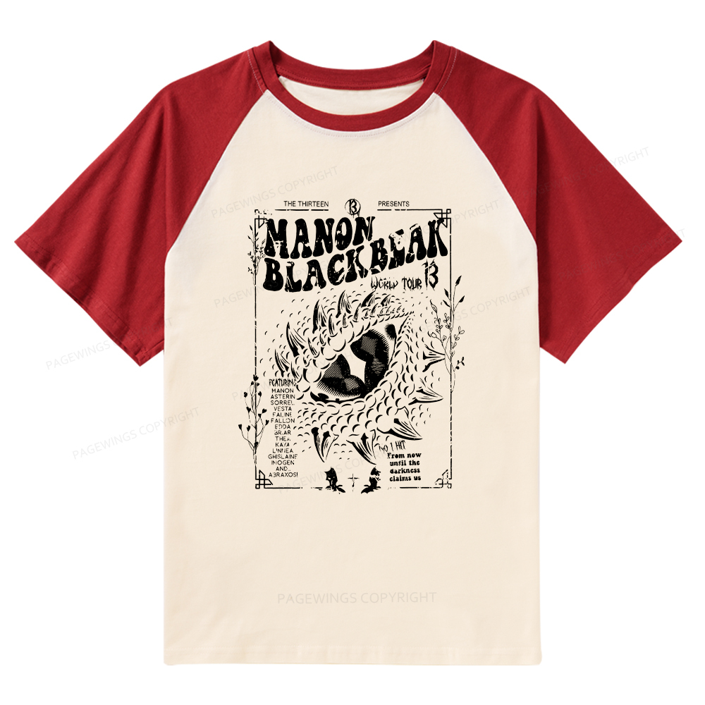 Pagewings ACOTAR Crescent City Rhysand Raglan T-shirt