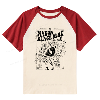Pagewings ACOTAR Crescent City Rhysand Raglan T-shirt