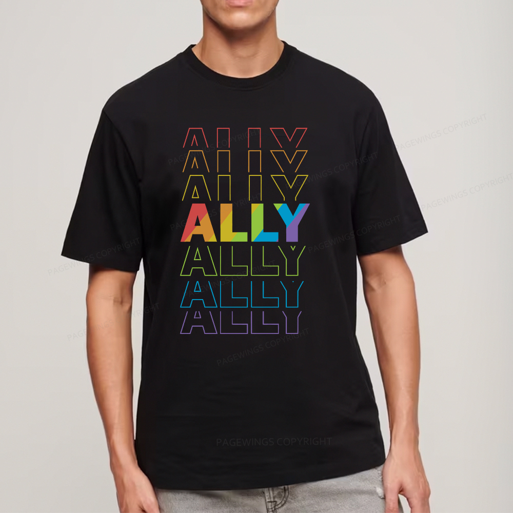 Pagewings LGBTQ Ally Unisex Classic T-shirt