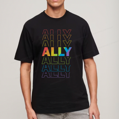 Pagewings LGBTQ Ally Unisex Classic T-shirt