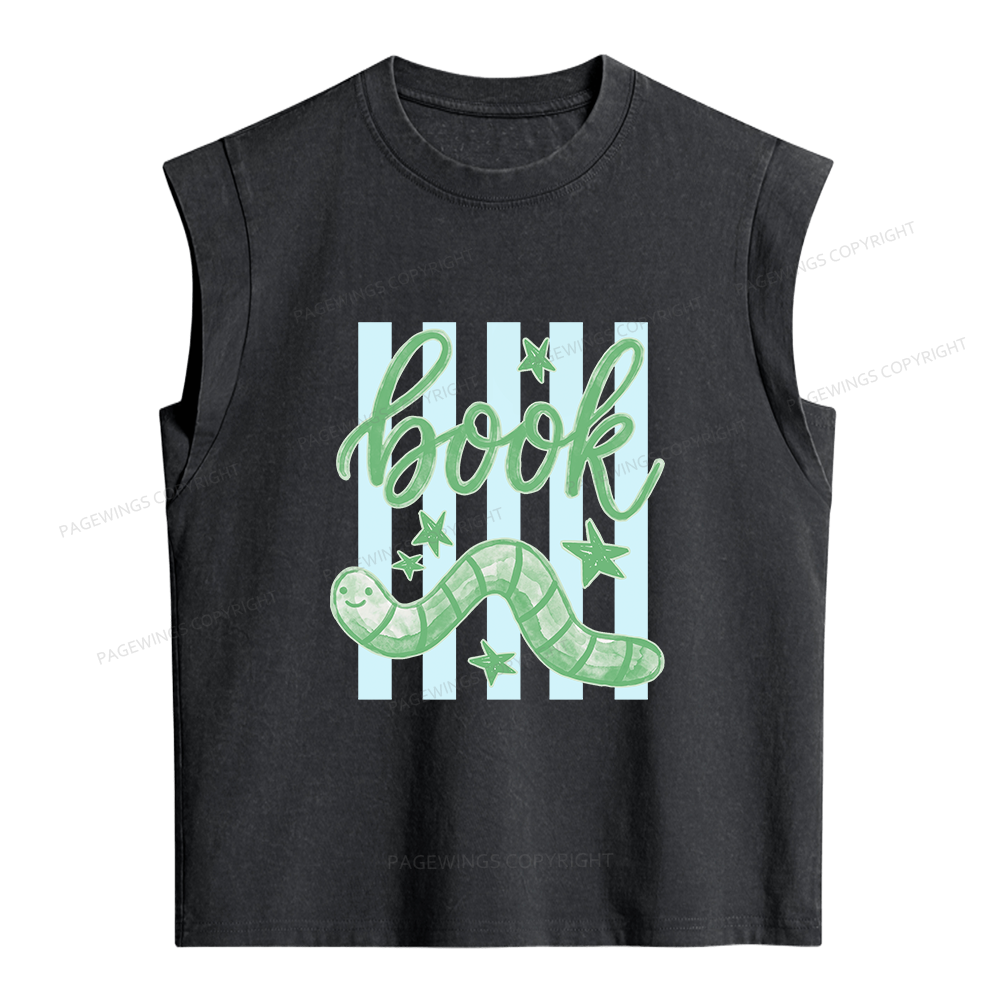 Pagewing Reading Lover Women's Washed Tank Top