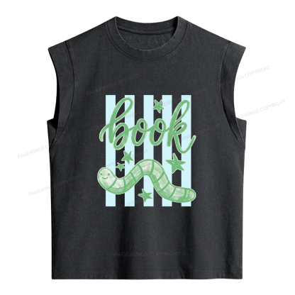 Pagewing Reading Lover Women's Washed Tank Top