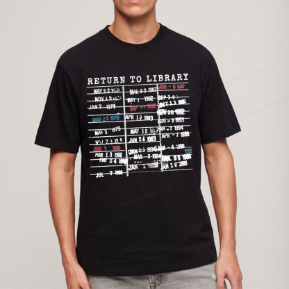 Pagewing Return To Library Unisex Classic T-shirt