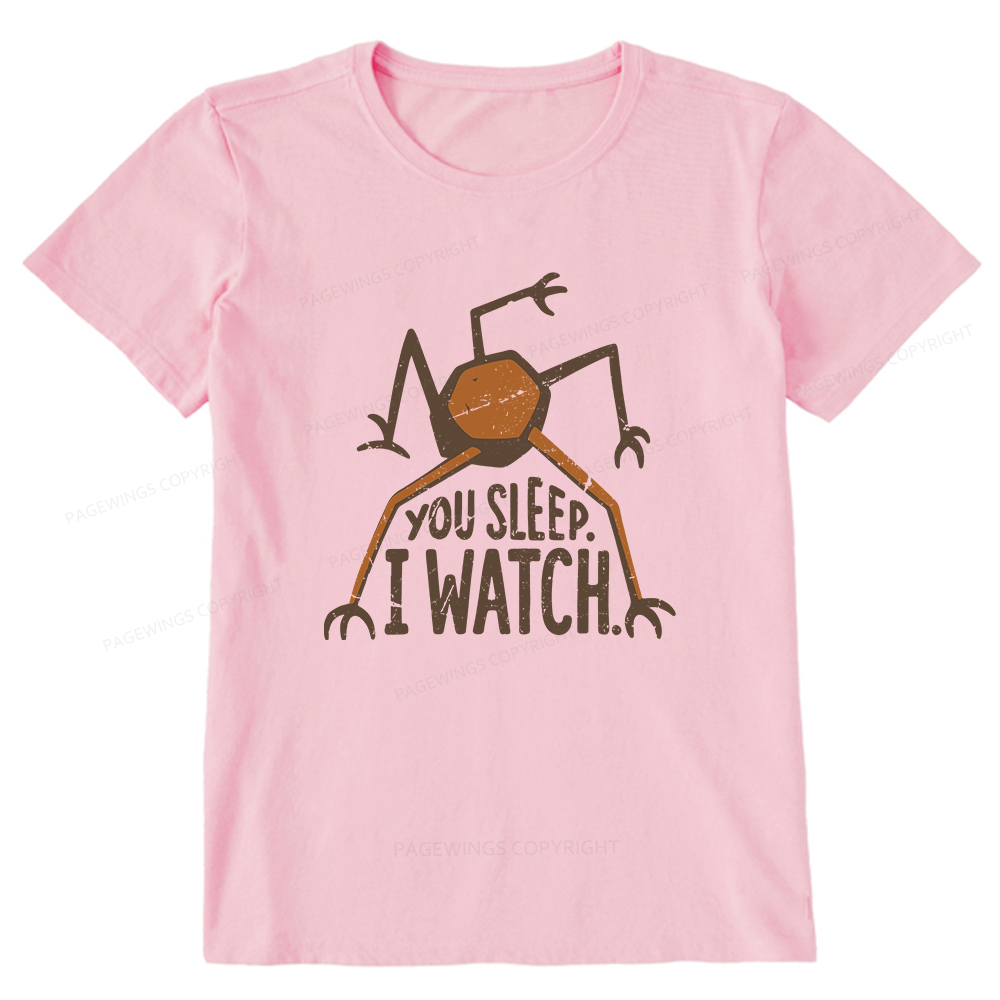 Pagewings You Sleep I Watch Unisex Classic T-shirt