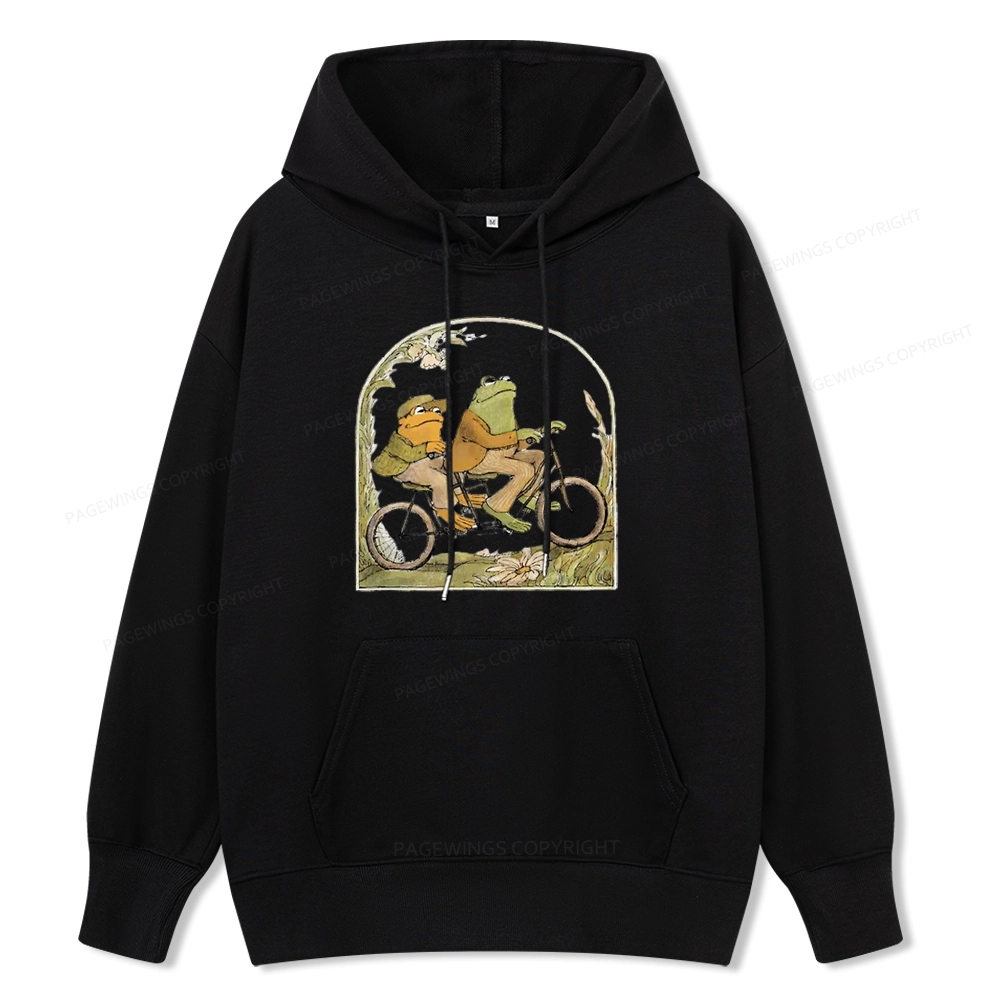 Pagewings Frog And Toad Book Vintage Unisex Classic Hoodie