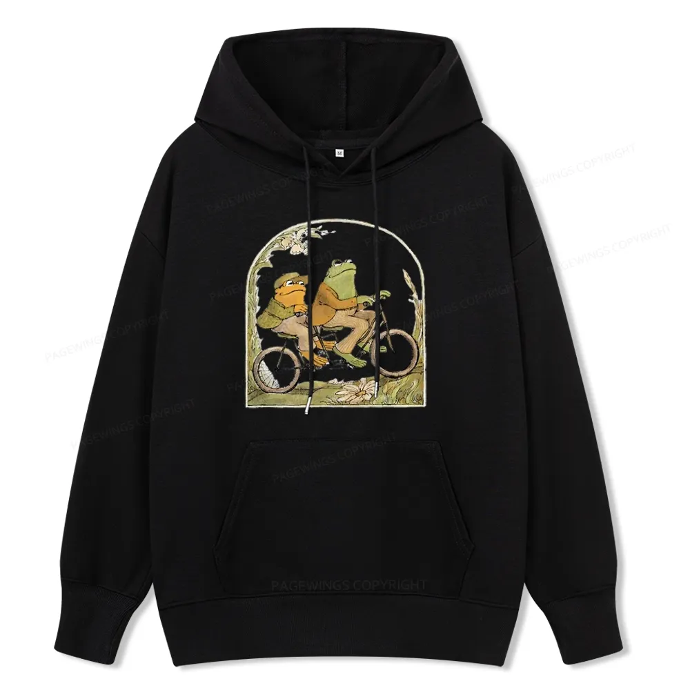 Pagewings Frog And Toad Book Vintage Unisex Classic Hoodie