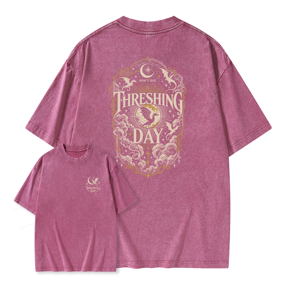 Pagewings Fantasy Book Lover Unisex Washed T-shirt