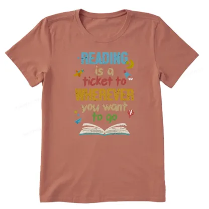 Pagewings Reading Is A Ticket Unisex Classic T-shirt