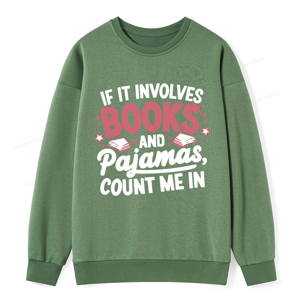 Pagewing Lover Funny Book Reading Unisex Classic Sweatshirt