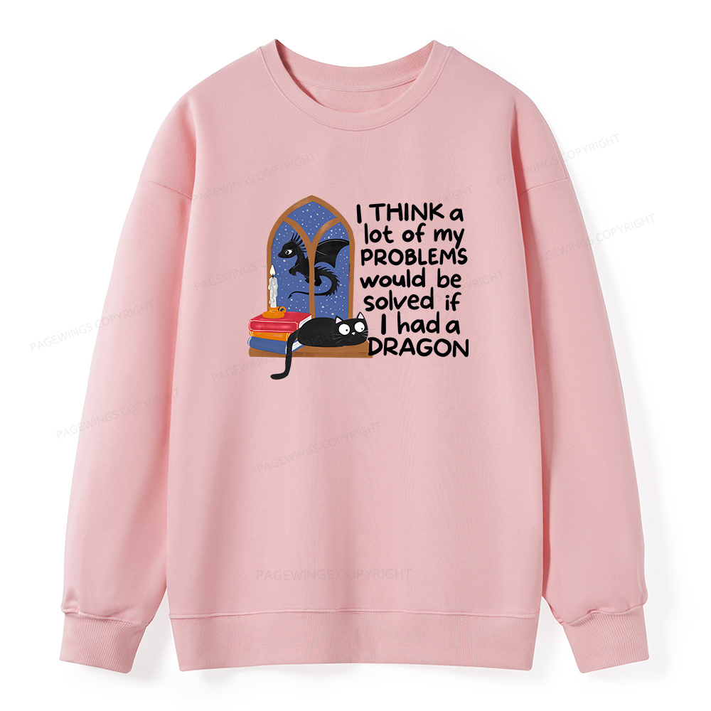 Pagewings If I Had A BookDragon Unisex Classic Sweatshirt