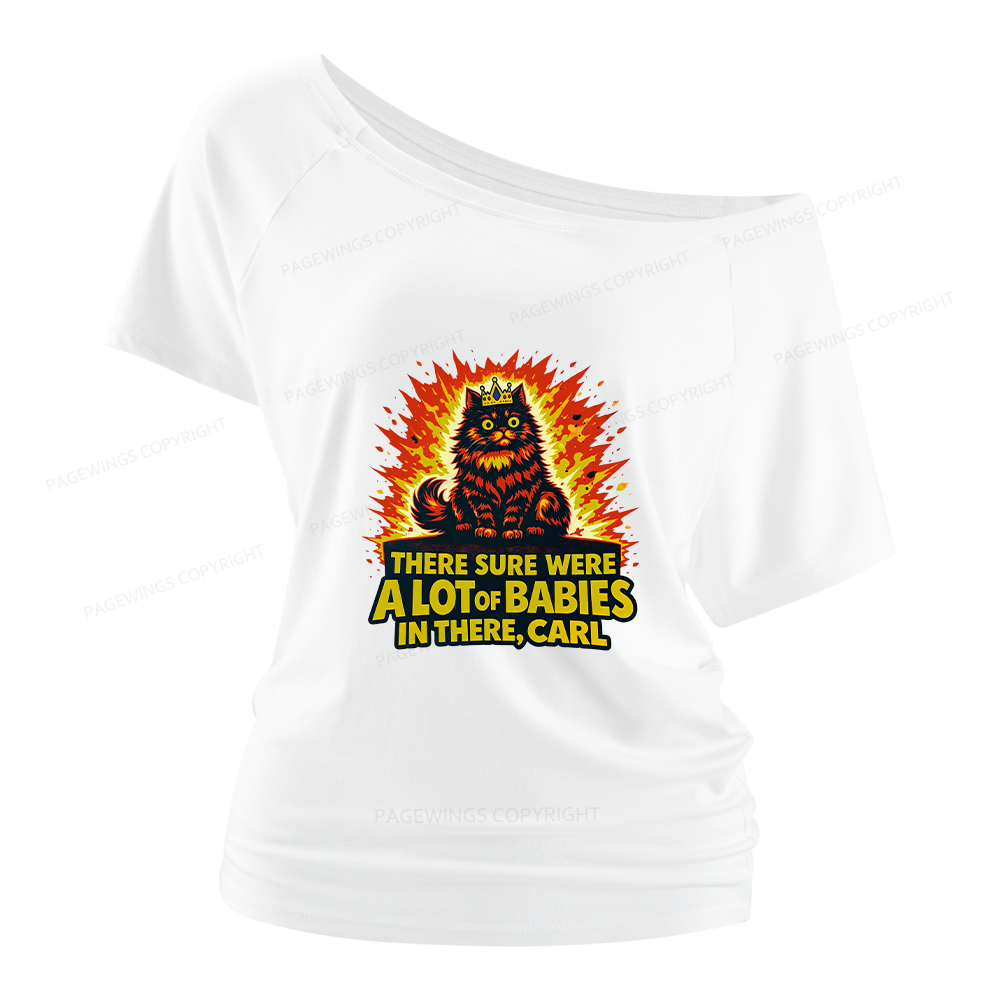 Pagewings A Lot Of Babies In There Women Off Shoulder T-shirts