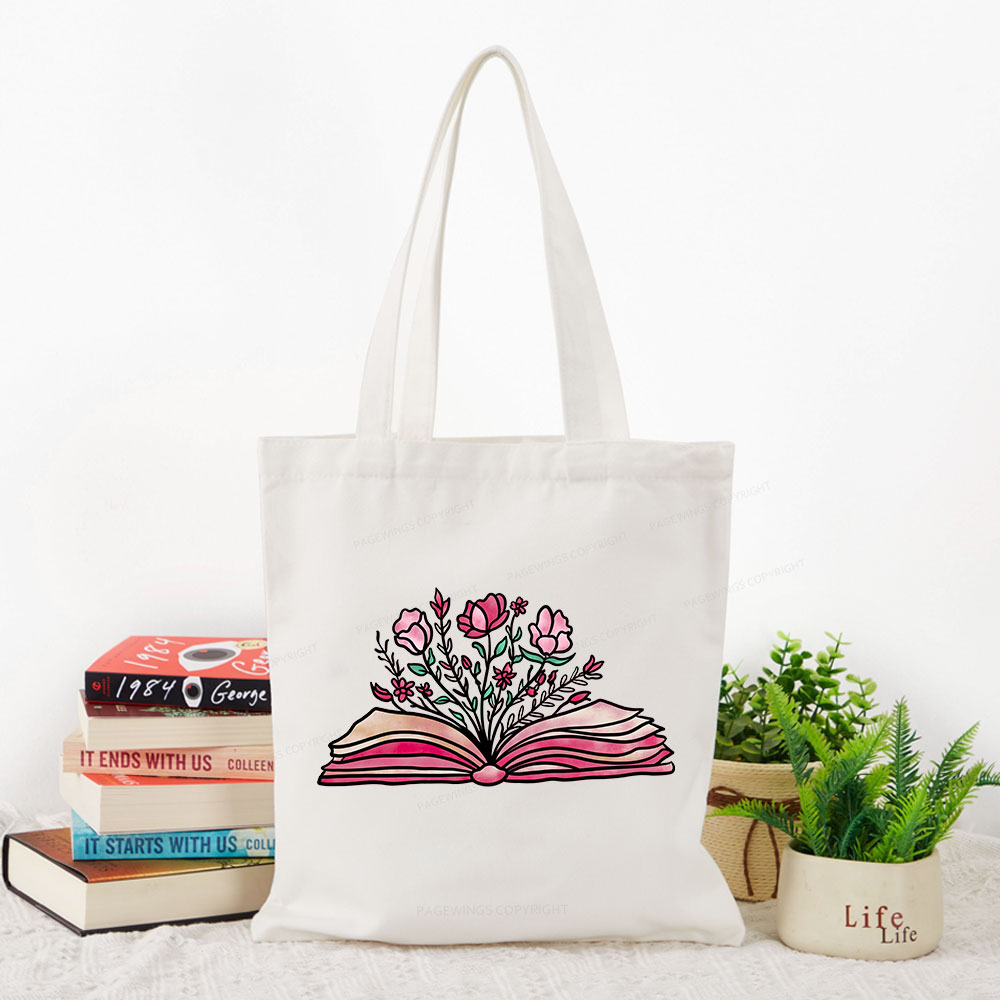Pagewings Booktrovert Definition Funny Book Lover Png Tote Bag